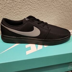 New Men's Nike SB Portmore 2 II Ultralight Sneaker Black Gray Size 10 Shoes